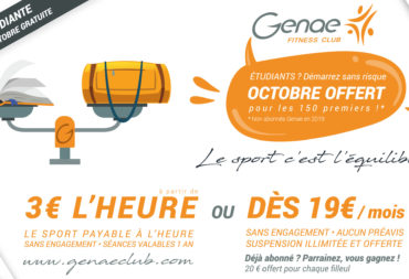 Création d'affiche octobre offert pour les étudiants